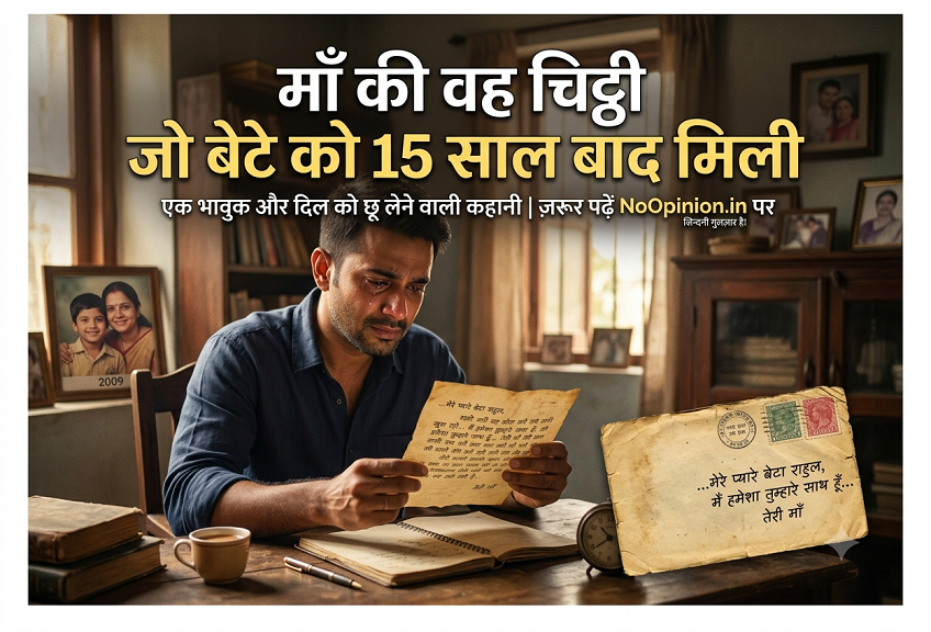 मां की वह चिट्ठी जो बेटे को 15 साल बाद मिली