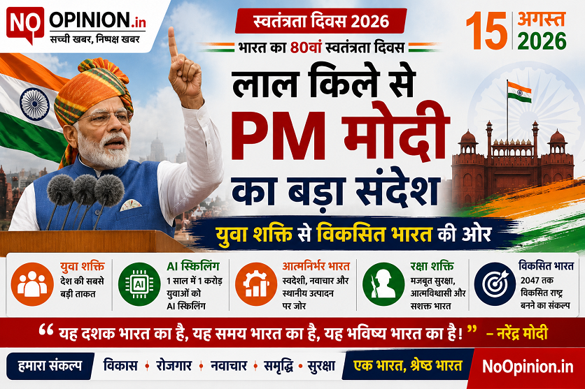 लाल किले से प्रधानमंत्री नरेंद्र मोदी का 80वें स्वतंत्रता दिवस का संबोधन