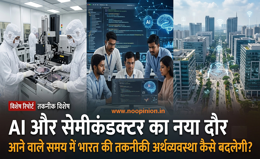 कभी कंप्यूटर को आधुनिक तकनीक का सबसे बड़ा प्रतीक माना जाता था। फिर इंटरनेट आया। इसके बाद स्मार्टफोन ने दुनिया बदल दी। अब Artificial Intelligence यानी AI तकनीक के अगले बड़े बदलाव का केंद्र बन चुका है। लेकिन AI केवल सॉफ्टवेयर की कहानी नहीं है। इसके पीछे चिप्स, डेटा सेंटर, सर्वर, सेमीकंडक्टर उपकरण और बड़ी मात्रा में कंप्यूटिंग क्षमता की जरूरत होती है। यही वजह है कि भारत में AI के साथ-साथ semiconductor manufacturing पर भी ध्यान बढ़ रहा है। सेमीकंडक्टर क्यों महत्वपूर्ण हैं? मोबाइल फोन से लेकर कार, मेडिकल उपकरण, कंप्यूटर, रक्षा प्रणालियों और AI सर्वर तक—लगभग हर आधुनिक तकनीकी व्यवस्था में semiconductor chips की भूमिका होती है। अगर किसी देश के पास डिजाइन की क्षमता है लेकिन निर्माण के लिए पूरी तरह बाहर पर निर्भरता है, तो वैश्विक supply chain में उसकी स्थिति अलग होती है। इसी कारण दुनिया के कई देश semiconductor manufacturing और supply chains को मजबूत करने की कोशिश कर रहे हैं। भारत में तेजी सितंबर 2026 में SEMICON India के दौरान भारत में semiconductor sector से जुड़े बड़े निवेश और समझौतों की रिपोर्ट सामने आई। उद्योग संबंधी रिपोर्टों के अनुसार सम्मेलन में लगभग 11–12 अरब डॉलर के निवेश और कई प्रमुख समझौतों की घोषणा हुई। 17 सितंबर को CDIL और Suchi Semicon इकाइयों में commercial production के उद्घाटन की भी रिपोर्ट सामने आई। इससे यह संकेत मिलता है कि भारत का semiconductor ecosystem केवल नीति या घोषणा के स्तर पर नहीं रहना चाहता, बल्कि उत्पादन क्षमता विकसित करने की दिशा में भी आगे बढ़ रहा है। AI के कारण चिप्स की मांग AI models को चलाने के लिए बड़ी कंप्यूटिंग क्षमता चाहिए। जेनरेटिव AI, मशीन लर्निंग, autonomous systems और बड़े data centres के बढ़ते इस्तेमाल से advanced chips की मांग बढ़ रही है। इसलिए AI boom और semiconductor industry का विकास एक-दूसरे से जुड़ गया है। क्या इससे नौकरियां बढ़ेंगी? सेमीकंडक्टर उद्योग केवल chip factory तक सीमित नहीं है। इसके साथ engineering, equipment maintenance, software, chip design, testing, packaging, logistics, research और specialised manufacturing जैसे क्षेत्र भी जुड़ते हैं। भारत के युवाओं के लिए यह नए प्रकार के कौशल विकसित करने का अवसर हो सकता है। लेकिन इसके लिए केवल degree पर्याप्त नहीं होगी। Electronics engineering, semiconductor design, embedded systems, AI, data science, robotics और manufacturing automation जैसे कौशल की आवश्यकता बढ़ सकती है। छोटे शहरों के लिए अवसर तकनीकी उद्योग अक्सर बड़े शहरों में केंद्रित होते हैं। लेकिन डिजिटल शिक्षा और remote work के विस्तार से छोटे शहरों के युवाओं के लिए भी कुछ नए अवसर पैदा हो सकते हैं। अगर technical training को छोटे शहरों तक पहुंचाया जाए तो रोजगार के लिए केवल महानगरों पर निर्भरता कम हो सकती है। भारत के सामने चुनौतियां सेमीकंडक्टर उद्योग स्थापित करना आसान नहीं है। इसमें बहुत बड़ा निवेश, विश्वसनीय बिजली, शुद्ध पानी, अत्याधुनिक उपकरण, skilled workforce और मजबूत supply chain की आवश्यकता होती है। इसके अलावा वैश्विक बाजार में प्रतिस्पर्धा भी काफी है। इसलिए एक-दो factories स्थापित होना पूरी semiconductor independence का प्रमाण नहीं माना जा सकता। पूरी value chain विकसित करने में समय लग सकता है। AI का दूसरा पक्ष AI से अवसर बढ़ रहे हैं, लेकिन इसके साथ नई चुनौतियां भी हैं। Data privacy, misinformation, copyright, cybersecurity और employment transformation जैसे सवाल महत्वपूर्ण हैं। स्कूल और कॉलेज के छात्रों के लिए भी AI literacy जरूरी होती जा रही है। भविष्य में AI का इस्तेमाल केवल software companies तक सीमित नहीं रहेगा। स्वास्थ्य, कृषि, शिक्षा, बैंकिंग, manufacturing और सरकारी सेवाओं में भी इसका उपयोग बढ़ सकता है। क्या AI इंसानों की जगह लेगा? यह सवाल अक्सर पूछा जाता है। असल स्थिति इससे अधिक जटिल है। कुछ कामों को AI automate कर सकता है। कुछ नौकरियों का स्वरूप बदल सकता है। वहीं नई तरह की नौकरियां भी पैदा हो सकती हैं। इसलिए सबसे महत्वपूर्ण सवाल यह है कि व्यक्ति AI के दौर में कौन-से नए कौशल सीखता है। ज्ञान की नई अर्थव्यवस्था AI और semiconductor दोनों मिलकर आने वाली अर्थव्यवस्था को बदल सकते हैं। लेकिन technology का लाभ तभी व्यापक होगा जब education, skills और infrastructure साथ-साथ विकसित हों। भारत के लिए यह केवल manufacturing का विषय नहीं है। यह research, innovation, education और entrepreneurship से भी जुड़ा हुआ है। निष्कर्ष भारत में semiconductor manufacturing और AI ecosystem का विस्तार एक बड़ा तकनीकी बदलाव हो सकता है। सितंबर 2026 की SEMICON India गतिविधियों ने इस दिशा में निवेश और उत्पादन की बढ़ती गतिविधि को सामने रखा है। लेकिन असली सफलता का पैमाना यह होगा कि इन तकनीकी निवेशों से कितने skilled jobs, नए businesses, research opportunities और घरेलू innovation ecosystem विकसित होते हैं। AI का भविष्य केवल मशीनों का भविष्य नहीं है—यह उन लोगों का भविष्य भी है जो इन तकनीकों को समझना और बनाना सीखेंगे।