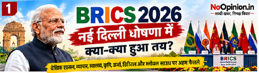 BRICS 2026 nai delhi ghoshana mein kya-kya hua tay