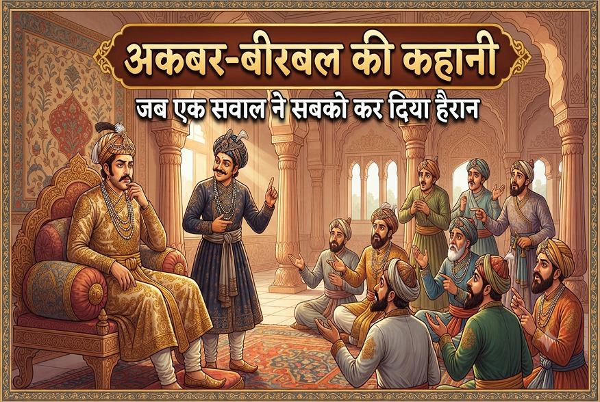 अकबर-बीरबल की कहानी: जब एक सवाल ने सबको कर दिया हैरान