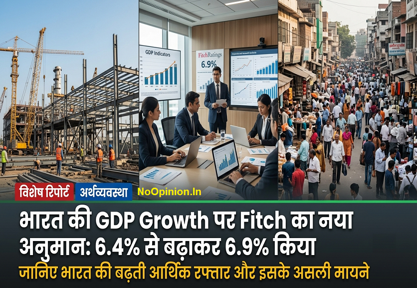 arthvyavastha: bharat ki GDP Growth par Fitch ka naya anuman, janiye iska matlab