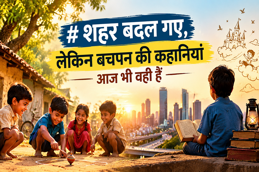 shahar badal gaye, lekin bachpan ki kahaniyan aaj bhi wahi hain