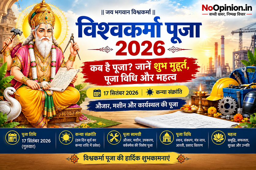 vishwakarma pooja 2026 17 september ko hogi puja, jaanen mahatv, pooja vidhi, samagri aur shubh samay